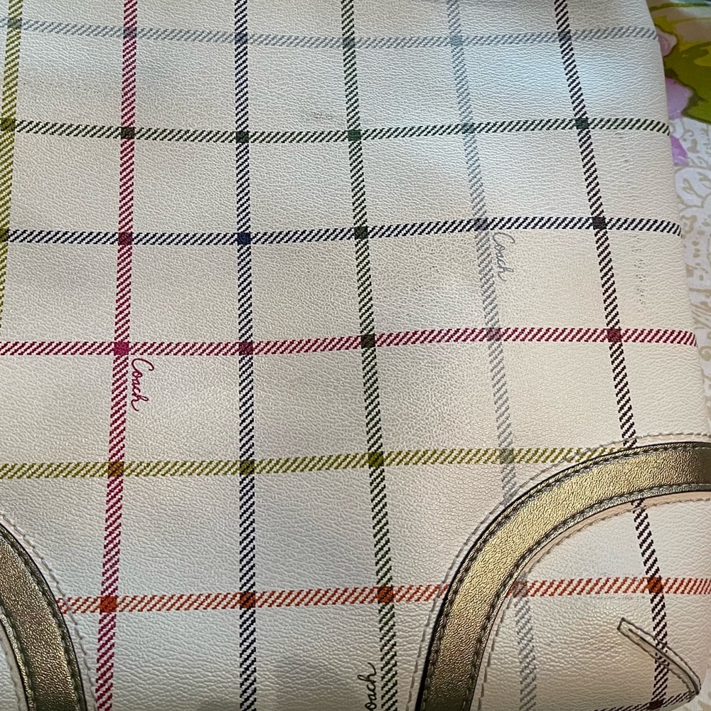 Coach “Peyton Tattersall” Crossbody Bag - Picture 7 of 7